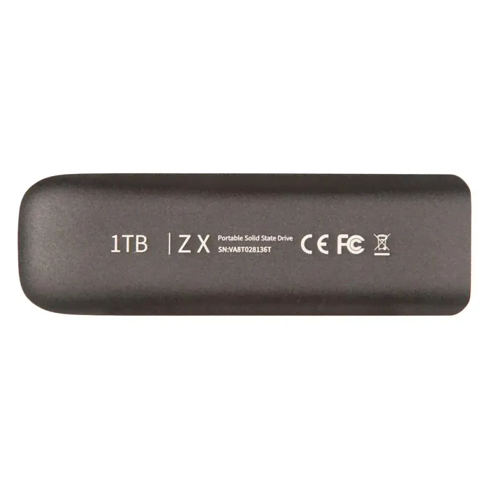 NT01ZX-001T-32BK Внешний SSD 1Тб Netac , USB3.2 Gen2 Type C, Slim ZX, черный-4