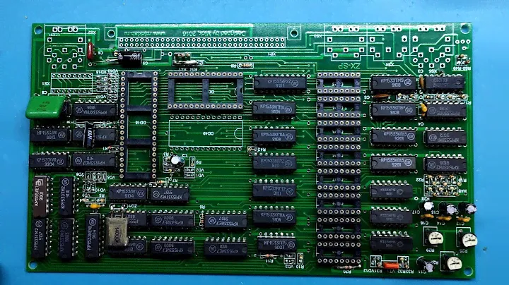 ZX spectrum Ленинград 2, паяем плату.