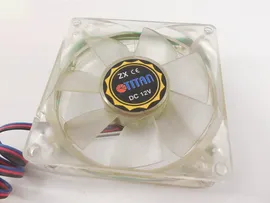Кулер 80мм с подсветкой (красная) Titan ZX
