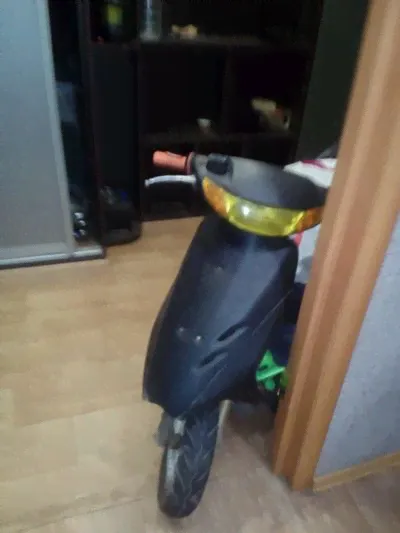 мопед хонда дио 35 zx с доками чёрный цвет-0