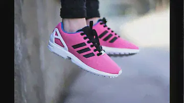 Adidas Zx Flux B34502 Sneakers Men Shoes Original Torsion red pink