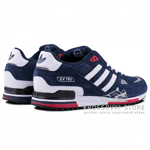 Мужские Adidas ZX 750 Blue/White-3