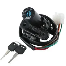 Замок зажигания с ключами для Kawasaki ZX-6R, ZZR400/600, ZX-7R 96-03, ZX-9R 98-03