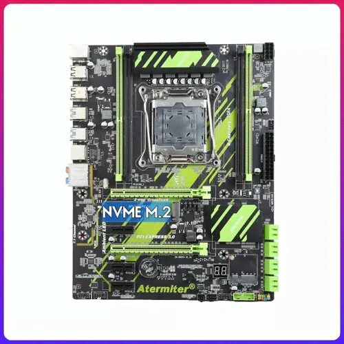 Материнская плата 2011-3 Atermiter X99 ZX-99 EV3 (X99 B85, 4DDR4 4CH, 2x PCI-Ex16, 3xPCI-Ex1, M2 NVME SATA, USB 3.0, GBLAN, ATX)