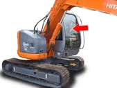 HITACHI ZX 70, ZX 75 лобовое стекло, верхнее