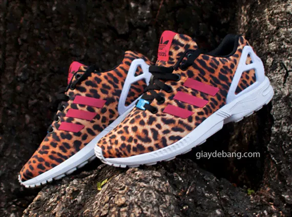 cheetah adidas zx flux