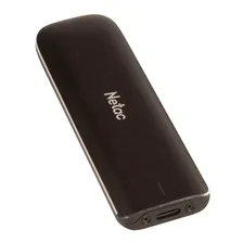 NT01ZX-001T-32BK Внешний SSD 1Тб Netac , USB3.2 Gen2 Type C, Slim ZX, черный