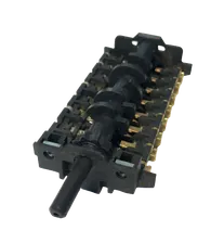 Переключатель духовки ZX-851, 7 поз, шток L23мм, 16A, EP050