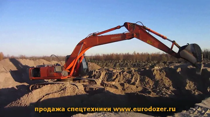 Экскаватор HITACHI вечный трудяга Хитачик / Eternal and reliable