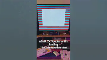 ZX Spectrum 48k Loading "The Armageddon Man" ASMR