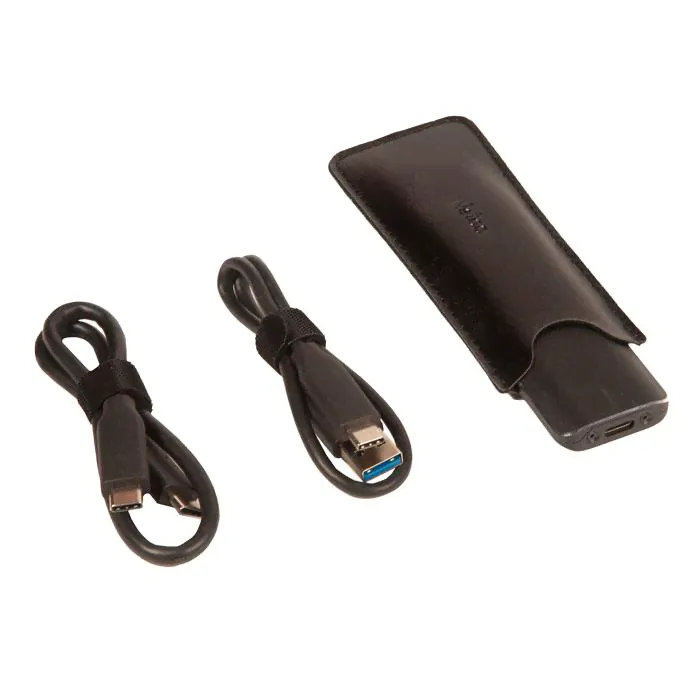 NT01ZX-001T-32BK Внешний SSD 1Тб Netac , USB3.2 Gen2 Type C, Slim ZX, черный-1