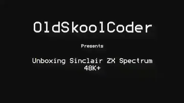 Unboxing Sinclair ZX Spectrum 48K+